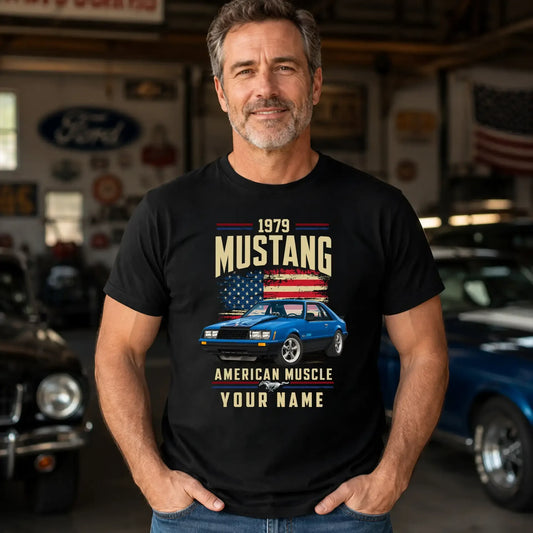 1979 Mustang Muscle Car Personalized Apparel