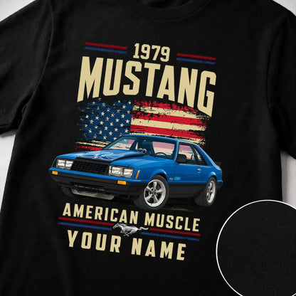 1979 Mustang Muscle Car Personalized Apparel