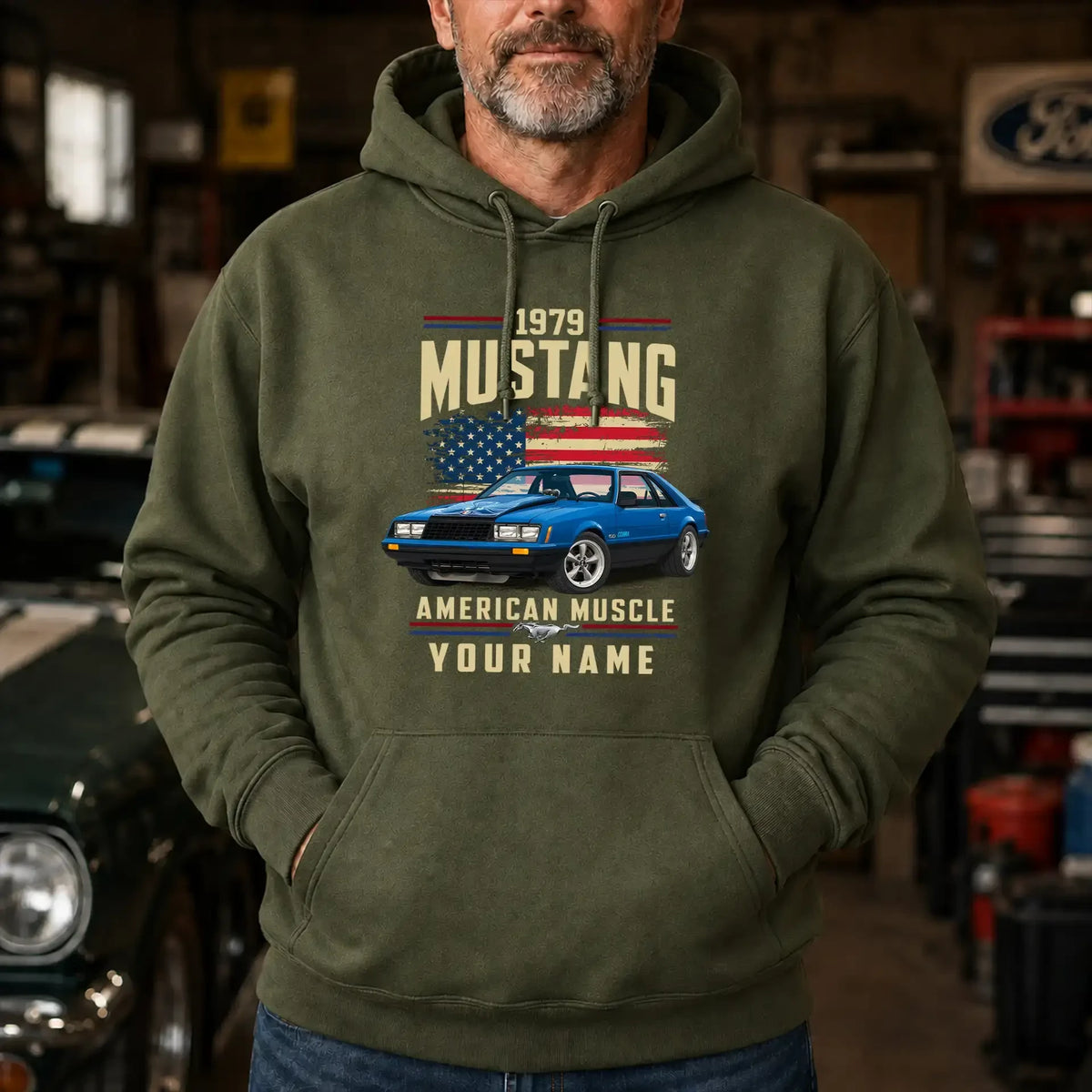 1979 Mustang Muscle Car Personalized Apparel