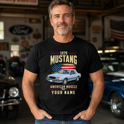 1979 Mustang Muscle Car Personalized Apparel