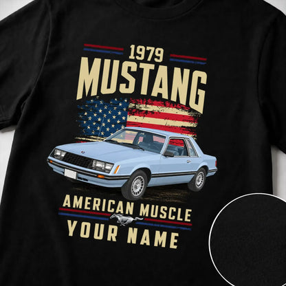 1979 Mustang Muscle Car Personalized Apparel