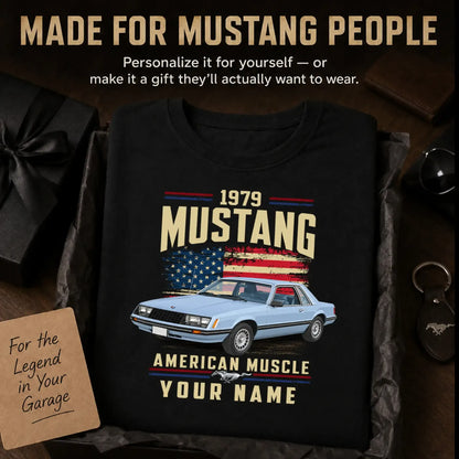 1979 Mustang Muscle Car Personalized Apparel