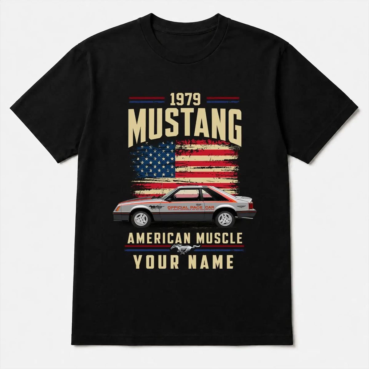1979 Mustang Muscle Car Personalized Apparel