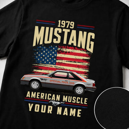 1979 Mustang Muscle Car Personalized Apparel