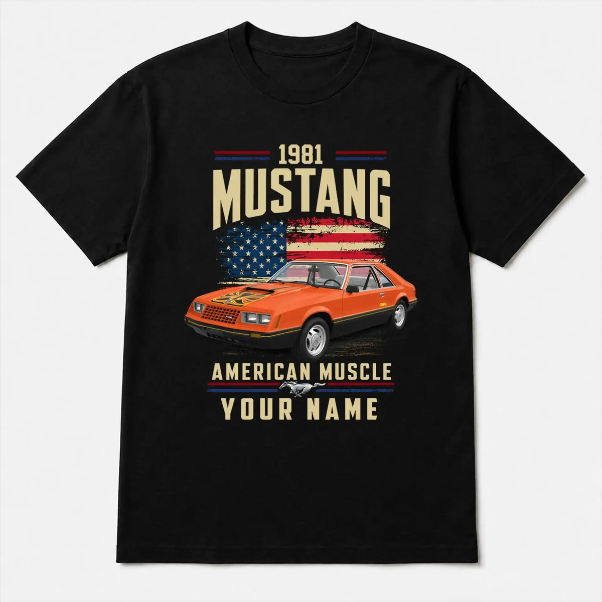 1981 Mustang Muscle Car Personalized Apparel