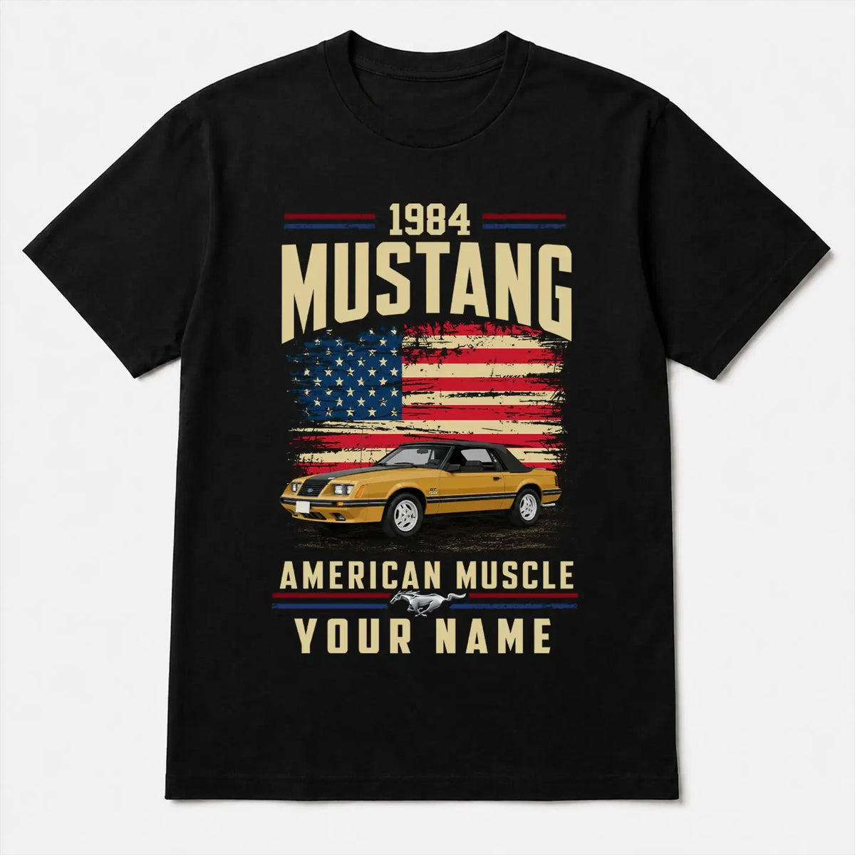 1984 Mustang Muscle Car Personalized Apparel