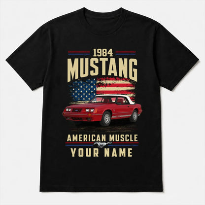 1984 Mustang Muscle Car Personalized Apparel