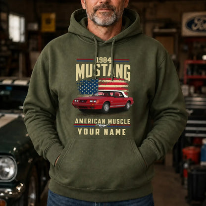 1984 Mustang Muscle Car Personalized Apparel