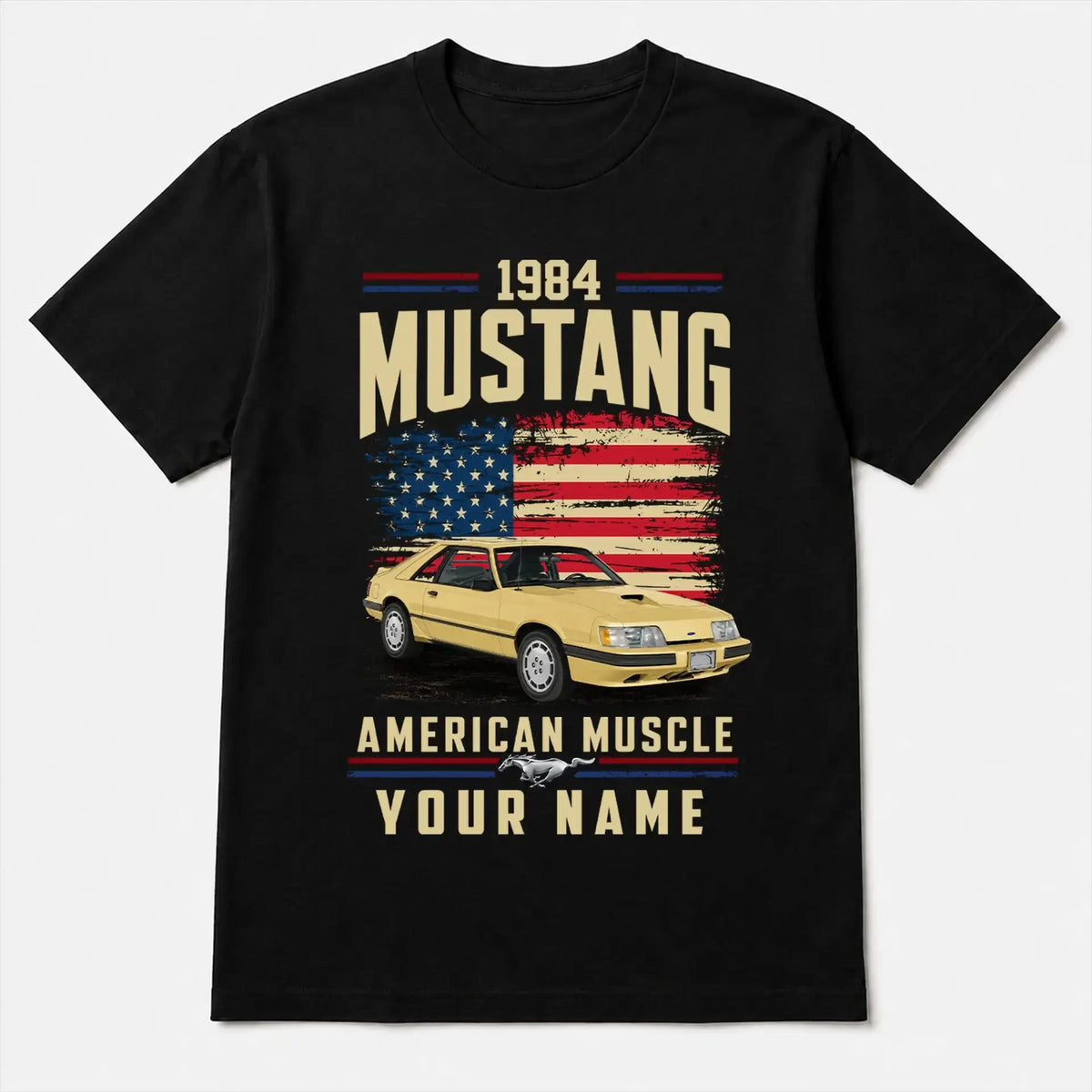 1984 Mustang Muscle Car Personalized Apparel