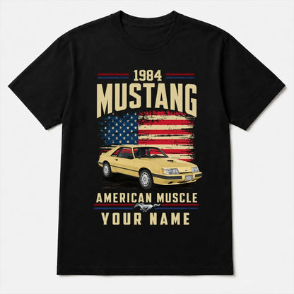 1984 Mustang Muscle Car Personalized Apparel