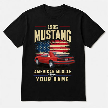 1985 Mustang Muscle Car Personalized Apparel