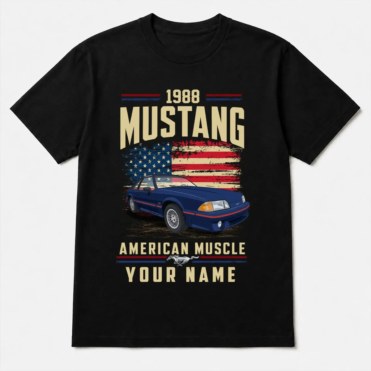 1988 Mustang Muscle Car Personalized Apparel