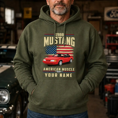 1988 Mustang Muscle Car Personalized Apparel