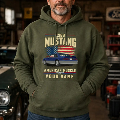 1989 Mustang Muscle Car Personalized Apparel