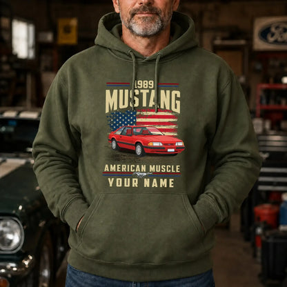 1989 Mustang Muscle Car Personalized Apparel