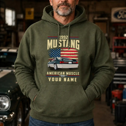 1992 Mustang Muscle Car Personalized Apparel