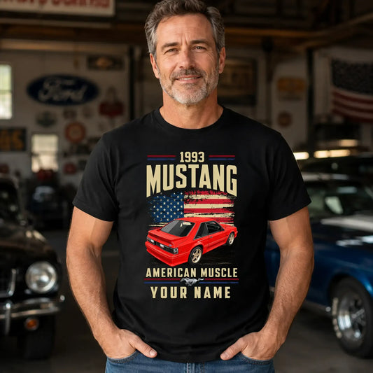 1993 Mustang Muscle Car Personalized Apparel