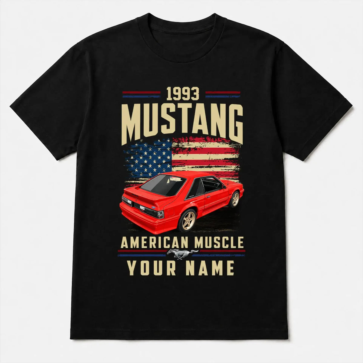 1993 Mustang Muscle Car Personalized Apparel