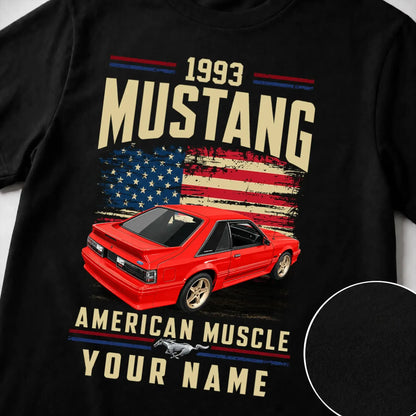 1993 Mustang Muscle Car Personalized Apparel