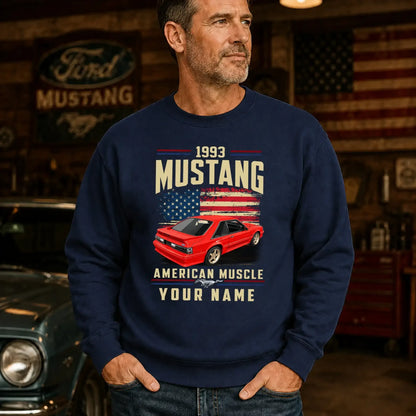 1993 Mustang Muscle Car Personalized Apparel