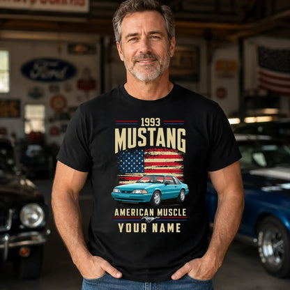 1993 Mustang Muscle Car Personalized Apparel