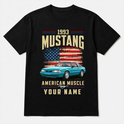 1993 Mustang Muscle Car Personalized Apparel