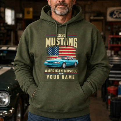1993 Mustang Muscle Car Personalized Apparel