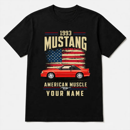 1993 Mustang Muscle Car Personalized Apparel