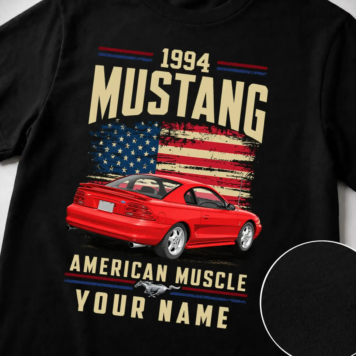 1994 Mustang Muscle Car Personalized Apparel