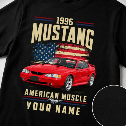 1996 Mustang Muscle Car Personalized Apparel