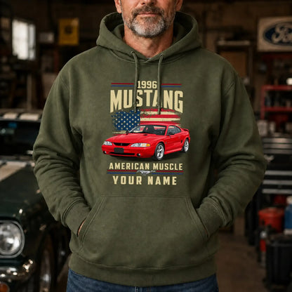 1996 Mustang Muscle Car Personalized Apparel