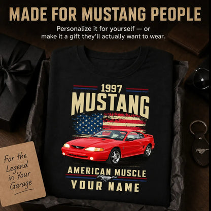 1997 Mustang Muscle Car Personalized Apparel