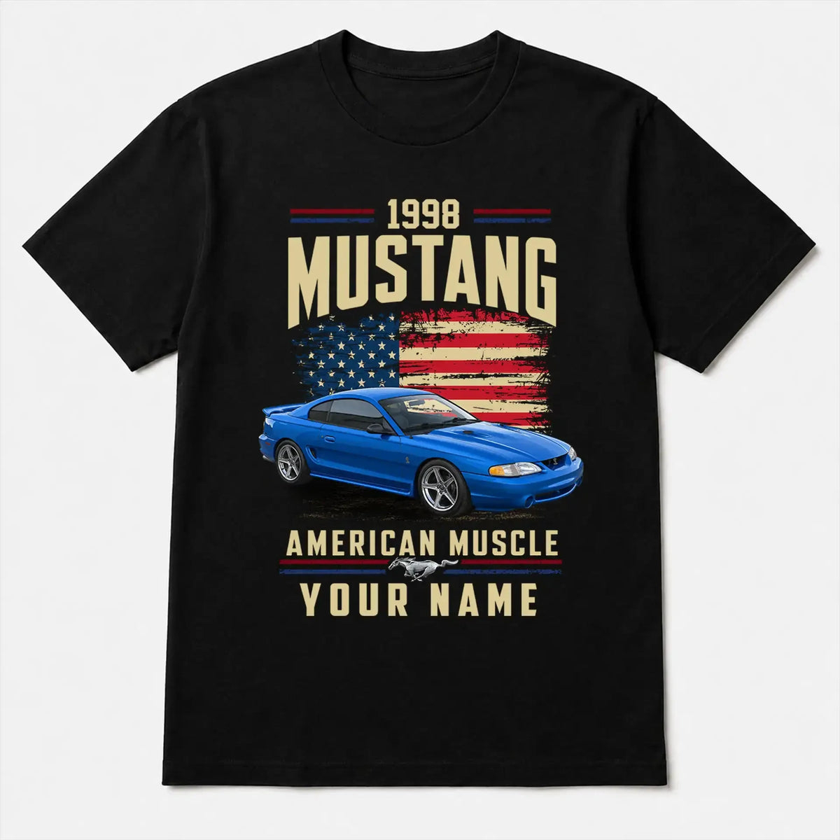1998 Mustang Muscle Car Personalized Apparel