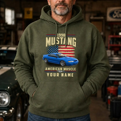 1998 Mustang Muscle Car Personalized Apparel