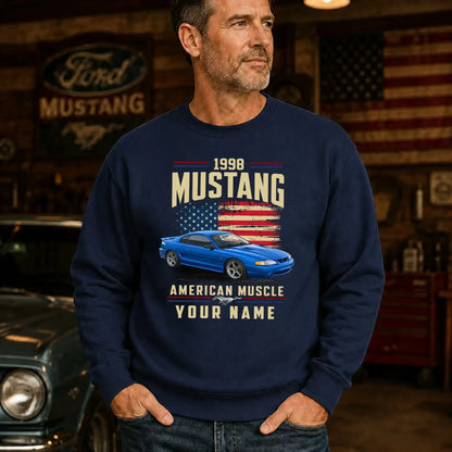 1998 Mustang Muscle Car Personalized Apparel