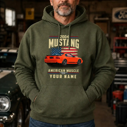 2004 Mustang Muscle Car Personalized Apparel