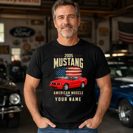 2005 Mustang Muscle Car Personalized Apparel
