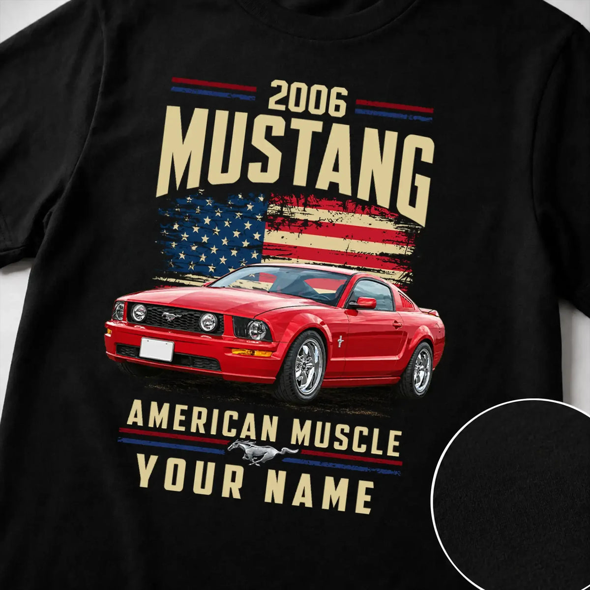 2006 Mustang Muscle Car Personalized Apparel