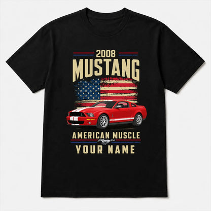 2008 Mustang Muscle Car Personalized Apparel