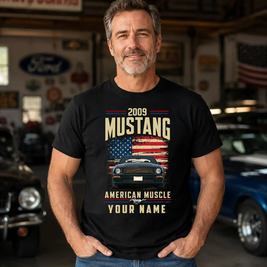 2009 Mustang Muscle Car Personalized Apparel