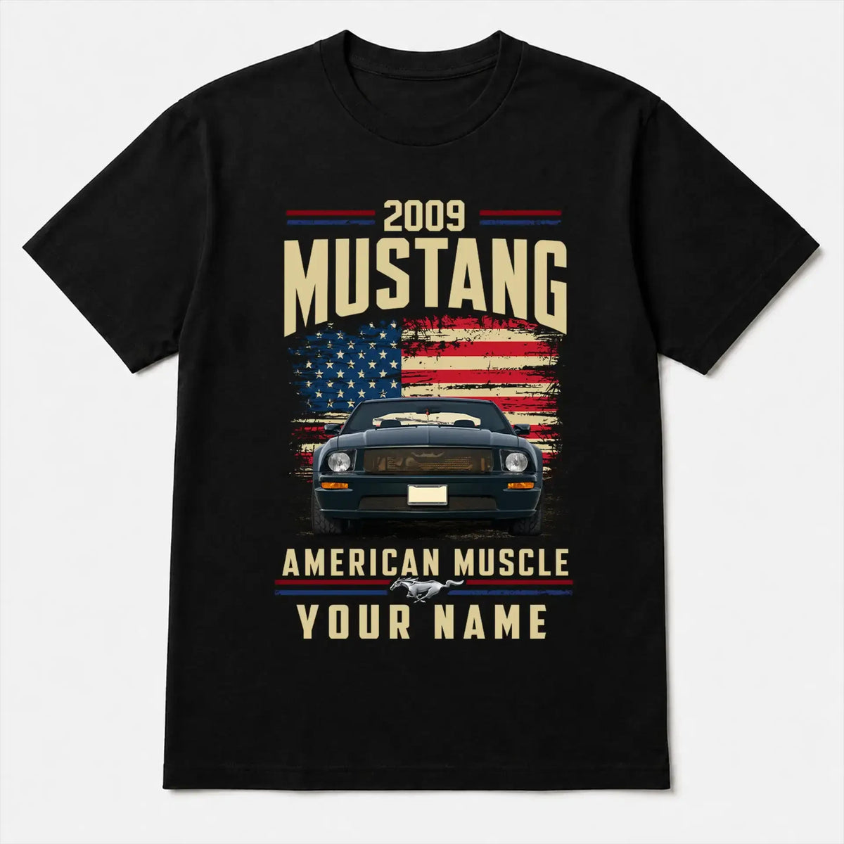 2009 Mustang Muscle Car Personalized Apparel