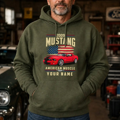 2009 Mustang Muscle Car Personalized Apparel