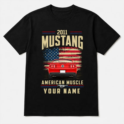 2011 Mustang Muscle Car Personalized Apparel