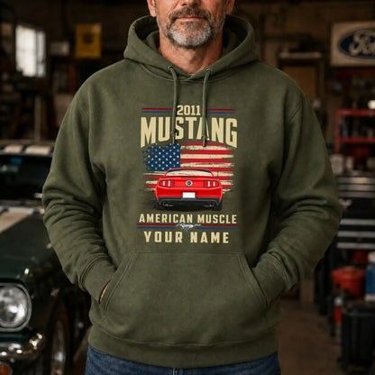 2011 Mustang Muscle Car Personalized Apparel
