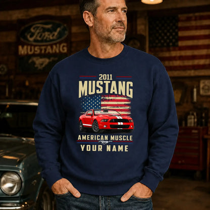 2011 Mustang Muscle Car Personalized Apparel