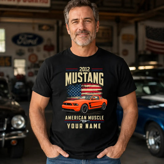 2012 Mustang Muscle Car Personalized Apparel