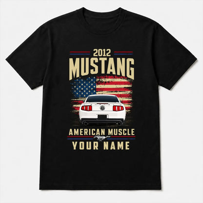 2012 Mustang Muscle Car Personalized Apparel