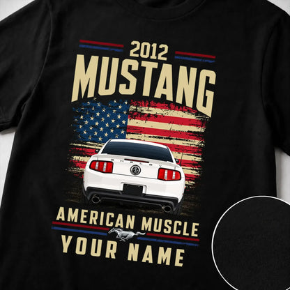 2012 Mustang Muscle Car Personalized Apparel