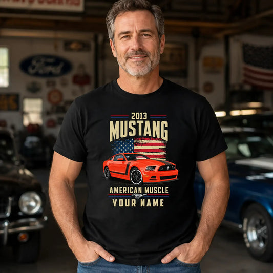 2013 Mustang Muscle Car Personalized Apparel
