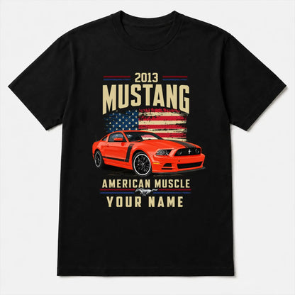 2013 Mustang Muscle Car Personalized Apparel
